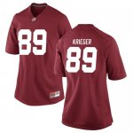 Women's Alabama Crimson Tide #89 Grant Krieger Crimson Game NCAA College Football Jersey 2403FYFZ7